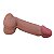 PRETTY LOVE LISLE SLIDING SKIN SERIES 8'1 - PÊNIS REALÍSTICO DUPLA CAMADA BELISCÁVEL - 21X4,6cm - COR MARROM - Imagem 5