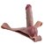 ONE-PIECE PENIS CP025 - Cinta em silicone com pênis de dragão integrado - COR BEGE - 14 x 3,7cm - Imagem 7