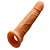 Top Notch Cock Extender Testicle Ring - CAPA PENIANA COM TEXTURA EM CYBER SKIN MACIO E FLEXÍVEL ANEL PARA ESCROTO - 21X4,1CM - COR BEGE - Imagem 3