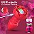Red Rose Butt Thrusting Anal - Plug anal recarregável vibratório vai e vem com controle remoto - Imagem 8