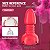 Red Rose Butt Thrusting Anal - Plug anal recarregável vibratório vai e vem com controle remoto - Imagem 7