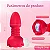 Red Rose Butt Thrusting Anal - Plug anal recarregável vibratório vai e vem com controle remoto - Imagem 3