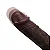 MR BROWN THRUSTING DILDO - PÊNIS REALÍSTICO EM SILICONE COM TEXTURA SUPER MACIA COM VENTOSA MOVIMENTO VAI E VEM, AQUECIMENTO E CONTROLE REMOTO SEM FIO - 22x4cm - cor preto - Imagem 7