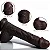 MR BROWN THRUSTING DILDO - PÊNIS REALÍSTICO EM SILICONE COM TEXTURA SUPER MACIA COM VENTOSA MOVIMENTO VAI E VEM, AQUECIMENTO E CONTROLE REMOTO SEM FIO - 22x4cm - cor preto - Imagem 2