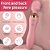 2 em 1 vibrador e massageador com aquecimento varinha mágica recarregável - Imagem 8
