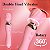 Vibrador e massageador varinha mágica recarregável com aquecimento - Imagem 2
