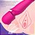 Vibrador e massageador varinha mágica recarregável com sucção - Imagem 3