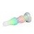 Galactic Alien Butt Plug Glow In The Dark - Plug anal alien recarregável com vibração, fluorescente e Controle Remoto - 24,4 x 6,8 - Imagem 10