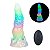 Rainbow Phoenix Alien Butt Plug Glow In The Dark - Plug anal alien recarregável com vibração, fluorescente e Controle Remoto - 23,5 x 6,3 - Imagem 1