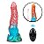 Alien Thrusting Vibrating Dildo Glow In The Dark - Plug anal alien recarregável com controle remoto função de aquecimento e vai e vem - 23,5 x 6,3 - Imagem 1