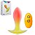 Plug anal dourado recarregável com controle Remoto - 11,1 x 3,7cm - Imagem 7