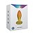 Plug anal dourado recarregável com controle Remoto - 10 x 5,5cm - Imagem 6