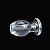 Butt Plug Pleasure Tunnel - Plug anal transparente vazado - Tamanho G - 11,4 X 6,9 cm - Imagem 5