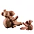 Jay - Masturbador Hermafrodita com duplo pênis com ânus penetrável - cor chocolate - Imagem 5