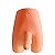 Dildo Underwear - CAPA PENIANA PARA HOMEM SILICONE INTEGRADA ESTILO SHORT - COR BEGE - 18X4,5CM - Imagem 1