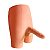 Dildo Underwear - CAPA PENIANA PARA HOMEM SILICONE INTEGRADA ESTILO SHORT - COR BEGE - 18X4,5CM - Imagem 4