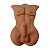 ROCKY - Homem Meio Corpo em CyberSkin Grande 63,0 x 34,0 cm - 27kg - Imagem 7