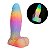 Dildo Alien - pênis colorido fosforescente - 14,8 x 4,0 cm - Imagem 1