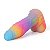 Dildo Alien - pênis colorido fosforescente - 14,8 x 4,0 cm - Imagem 11