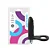 MON PLAISIR - Anel peniano companheiro para dupla penetração com vibrador - 13 X 2,7Cm - cor preta - Imagem 4