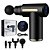 MASSAGE GUN - massageador corporal recarregável com cabeça flexível e 6 modos de vibração potente - Imagem 7