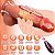 TRAJANO PENIS WARRIOR DILDO - PÊNIS REALÍSTICO EM SILICONE COM TEXTURA SUPER MACIA COM VENTOSA MOVIMENTO VAI E VEM, AQUECIMENTO E CONTROLE REMOTO SEM FIO - 25x4,5cm - Imagem 3