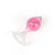 Plug anal em silicone fluorescente - 9,6 x 3,9 cm - Imagem 8