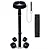 Kit Sado Bdsm Bondage - coleira com algema e venda - Imagem 1