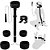 Kit Sado Bdsm Bondage - coleira com algema e venda - Imagem 3