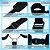 Kit Sado Bdsm Bondage - coleira com algema e venda - Imagem 5