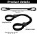 Algemas corda sado bondage - cor preta - Imagem 9