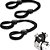 Algemas corda sado bondage - cor preta - Imagem 5