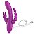 Oley - Vibrador triplo recarregável estimulador de ponto G, clitóris e plug anal - Imagem 2