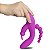 Oley - Vibrador triplo recarregável estimulador de ponto G, clitóris e plug anal - Imagem 3