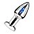 Plug anal em aço inox com vibrador recarregável, luz led colorido e controle remoto sem fio - Imagem 5