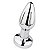 Plug anal em aço inox com vibrador recarregável, luz led colorido e controle remoto sem fio - Imagem 3