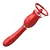 2 em 1 - vibrador recarregável estimulador de ponto G e sucção vaginal com língua estimuladora de clitóris - Imagem 1
