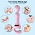 2 em 1 - massageador elétrico varinha mágica e vibrador ponto G com triplo motor recarregável - Imagem 3