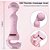 2 em 1 - massageador elétrico varinha mágica e vibrador ponto G com triplo motor recarregável - Imagem 7