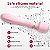 Lilo Powerful Wand Massager - 2 em 1 massageador e vibrador recarregável com aquecimento - cor rosa - Imagem 7