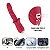 Tongue Finger Thrusting Dildo Vibrator for Women - vibrador ponto G em formato glande com vai e vem - Imagem 10