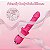 Tongue Finger Thrusting Dildo Vibrator for Women - vibrador ponto G em formato glande com vai e vem - Imagem 6