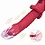 Tongue Finger Thrusting Dildo Vibrator for Women - vibrador ponto G em formato glande com vai e vem - Imagem 1