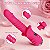 Tongue Finger Thrusting Dildo Vibrator for Women - vibrador ponto G em formato glande com vai e vem - Imagem 2