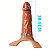 Hollow Penis Enlargement Sleeve - capa peniana com cinta vibratório recarregável com controle remoto - Imagem 3