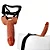 Hollow Penis Enlargement Sleeve - capa peniana com cinta vibratório recarregável com controle remoto - Imagem 2