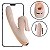 Rabbit Thrusting Vibrator APP - vibrador recarregável com movimento vai e vem auto aquecimento com controle via aplicativo por celular - Imagem 1