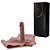 ONE-PIECE PENIS CP036 - Cinta em silicone com pênis realístico macio integrado - COR BEGE - 18 x 3,5cm - Imagem 10