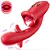 Mouth Shaped Lip Biting Vibrator With G Spot Vibrator with Tapping - Vibrador recarregável em formato de boca com estimulador de ponto G - Imagem 8