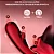 Mouth Shaped Lip Biting Vibrator With G Spot Vibrator with Tapping - Vibrador recarregável em formato de boca com estimulador de ponto G - Imagem 2
